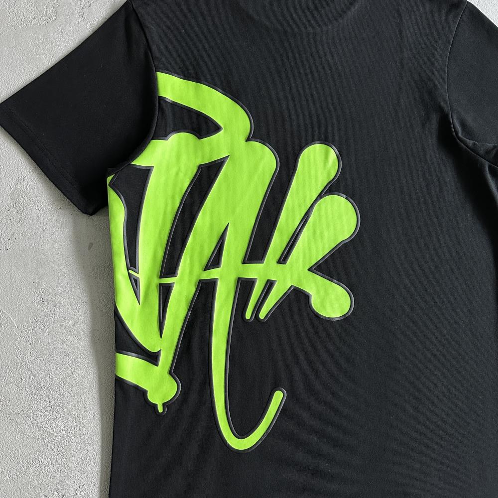 Syna Tee - Black/Green Ironleague