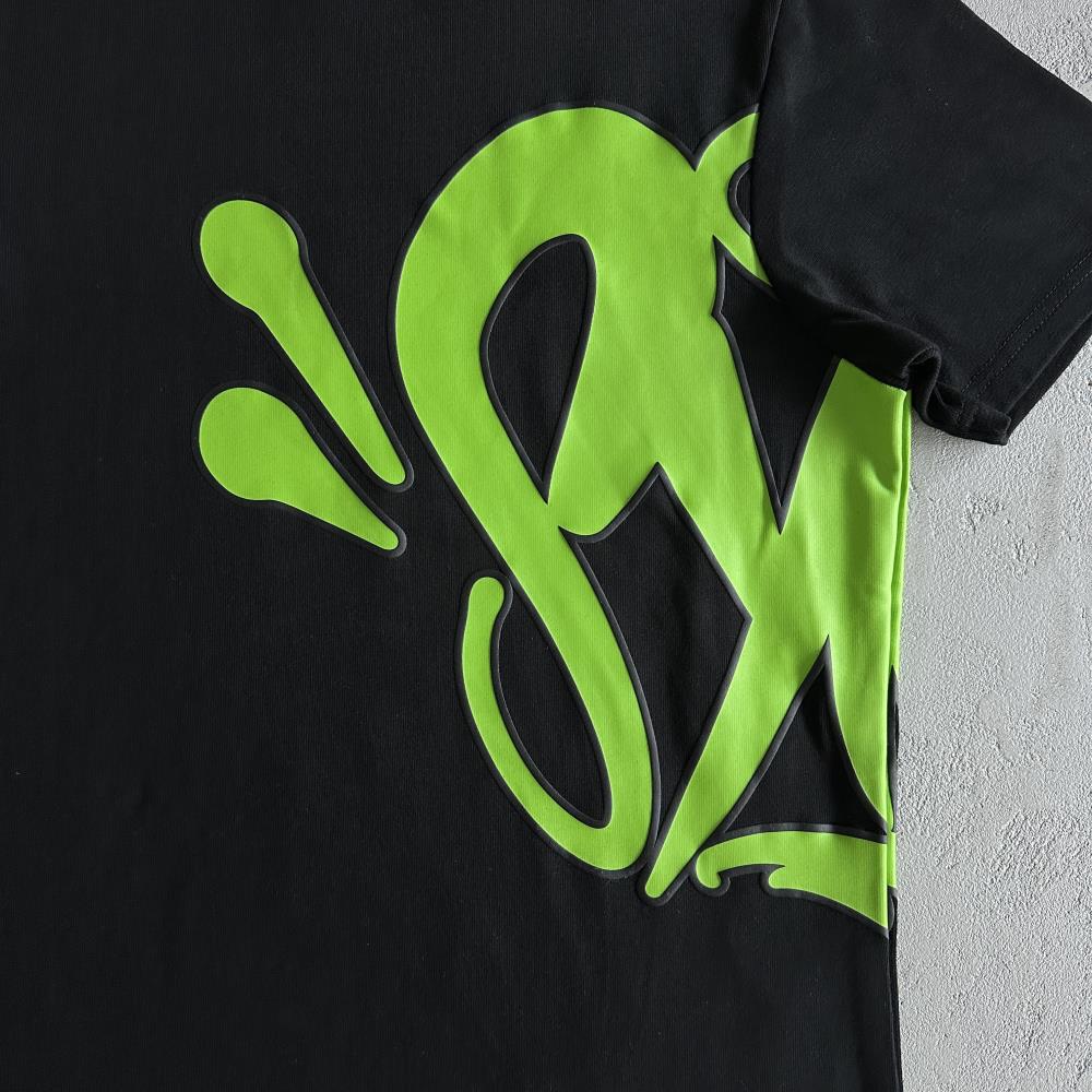 Syna Tee - Black/Green Ironleague
