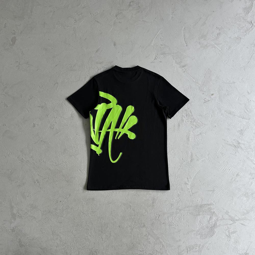 Syna Tee - Black/Green Ironleague