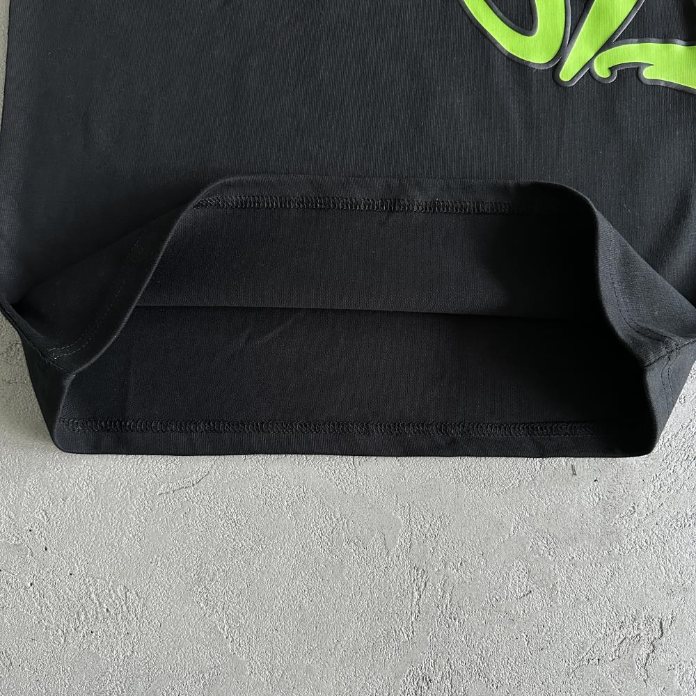 Syna Tee - Black/Green Ironleague