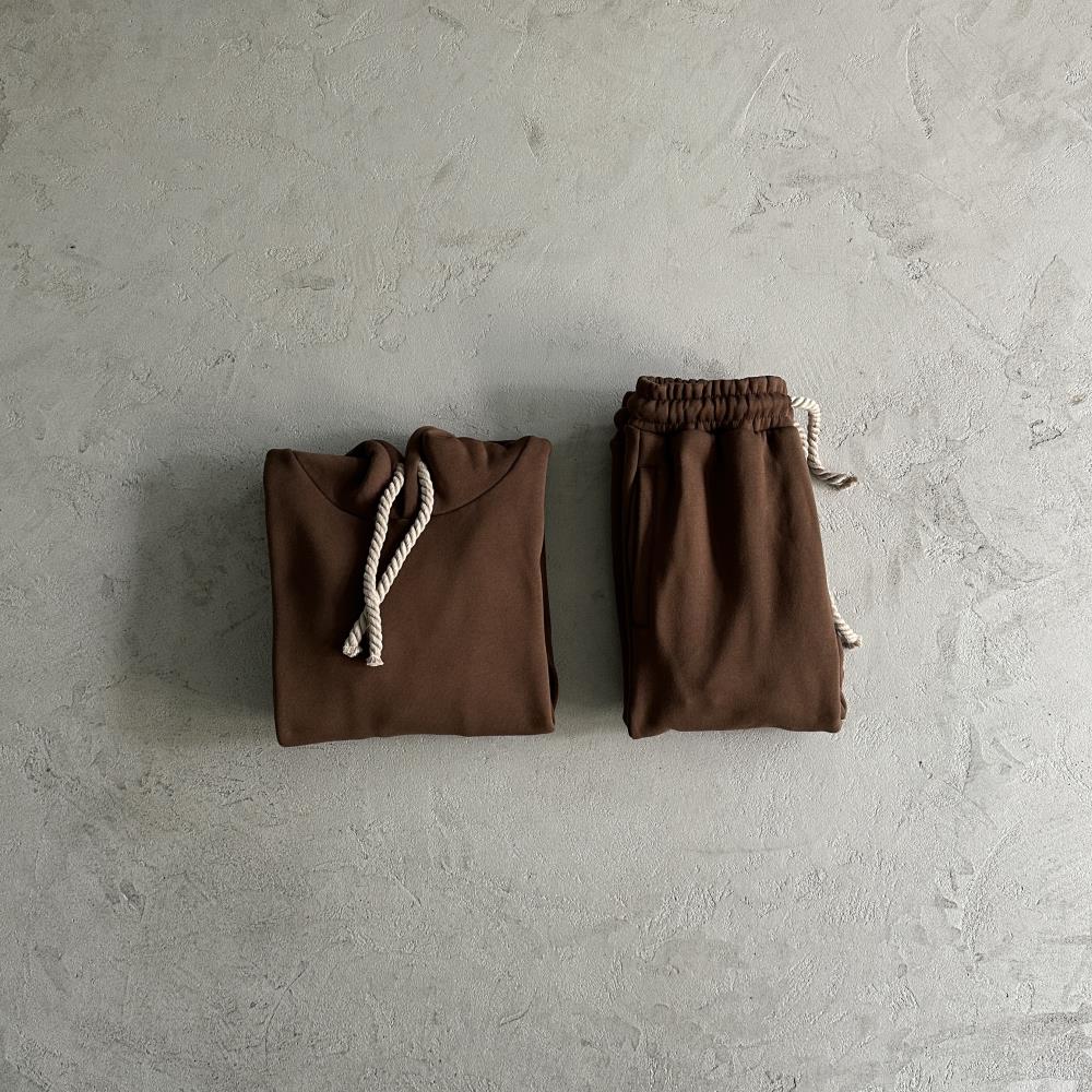 Syna Tracksuit - Brown/Beige Ironleague