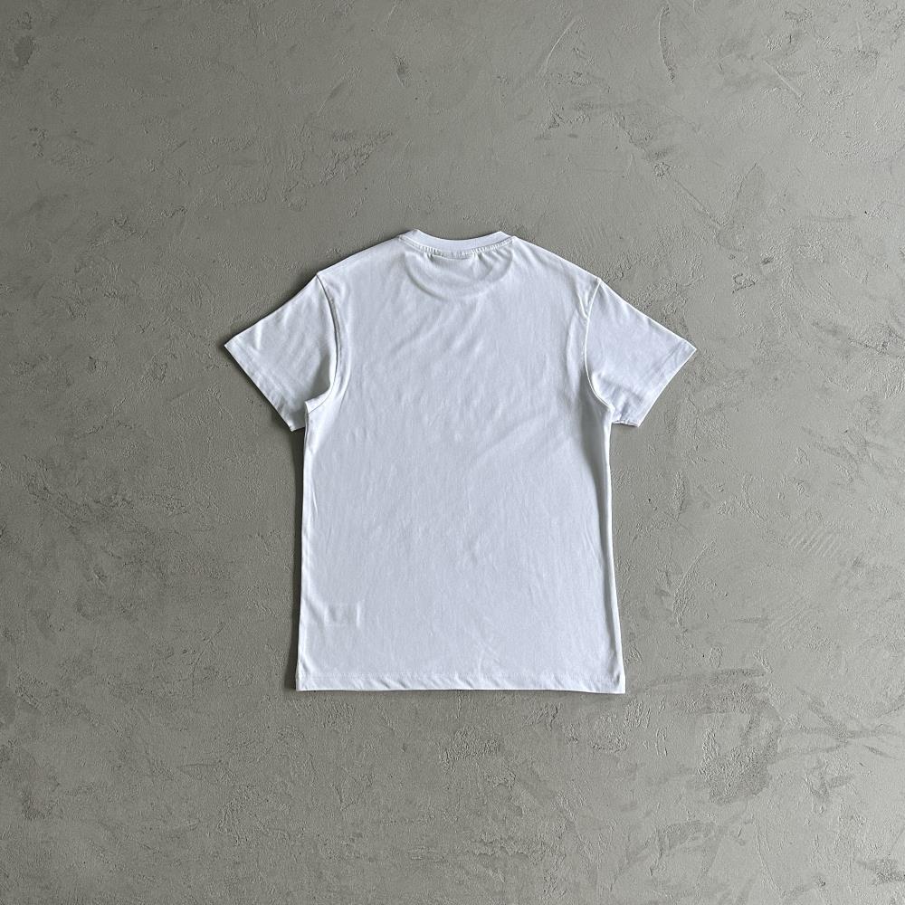 Syna Chrome Tee - White/Red Ironleague