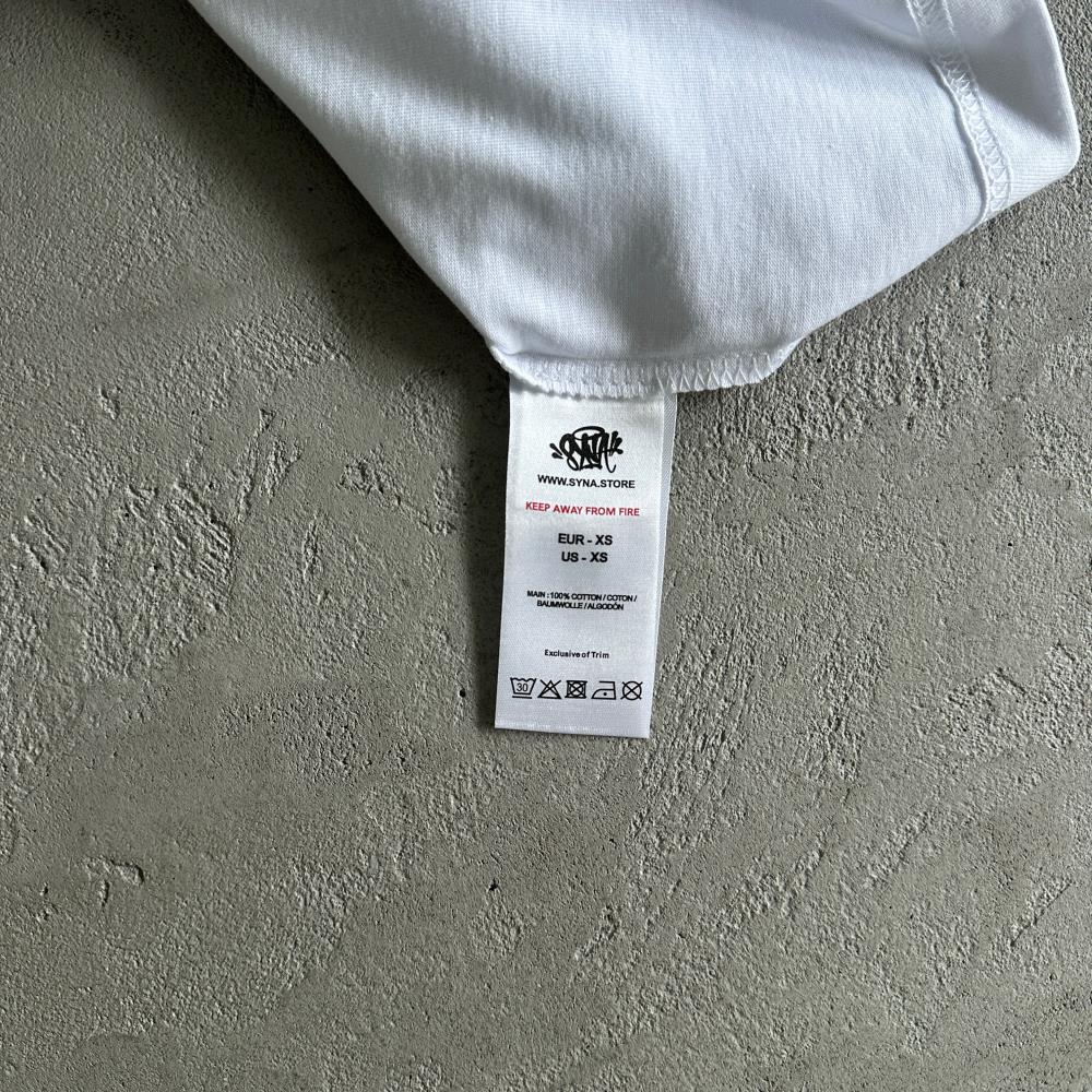 Syna Chrome Tee - White/Red Ironleague