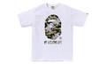 BAPE STA Overprint 1st Camo Tee White 0ZXTEM023101Q WHR