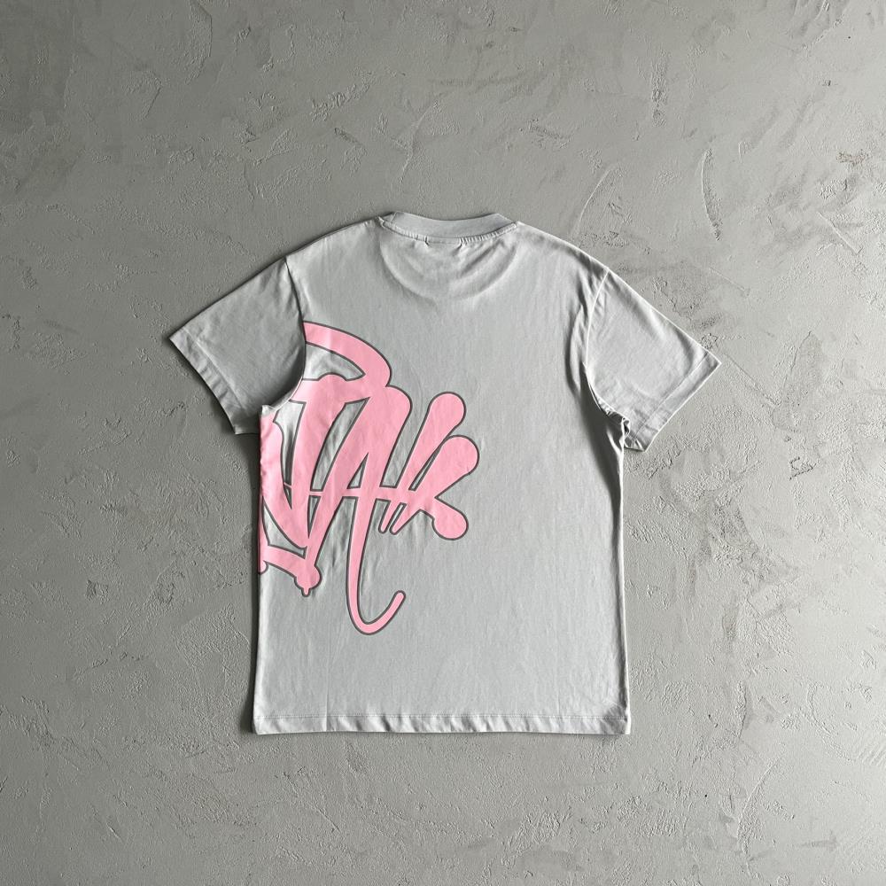 Syna T-Shirt & Shorts Set - Grey/Pink Ironleague