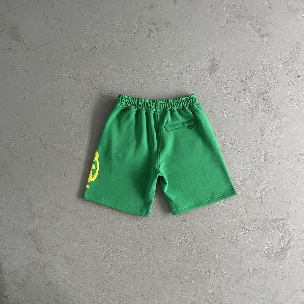 Syna Hoodie & Short Set - Green/Yellow Ironleague