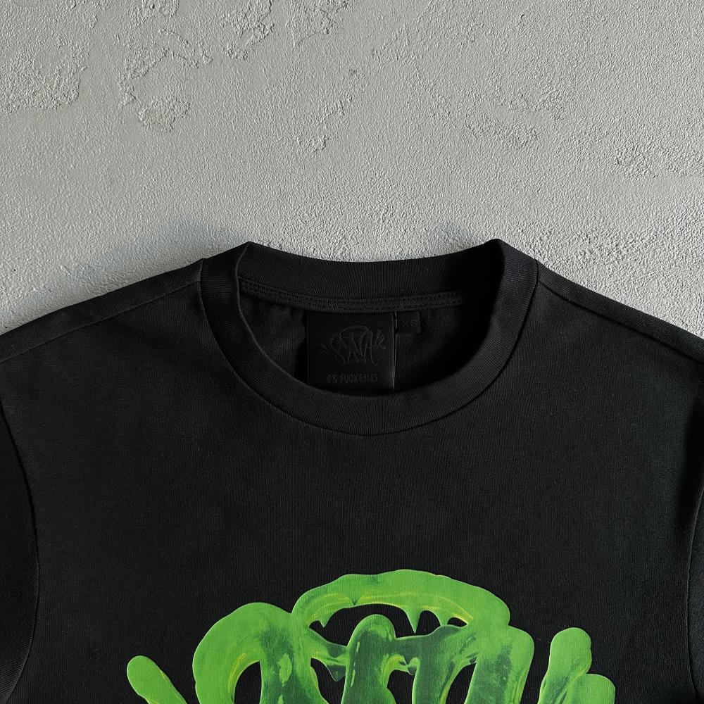 Syna Slime Tee - Black/Green Ironleague