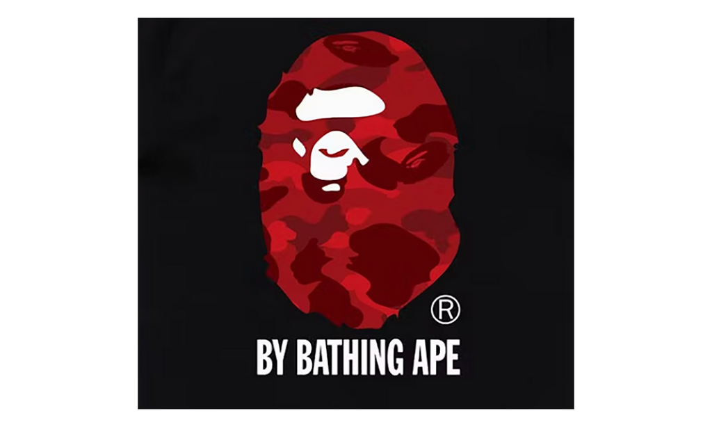 BAPE Color Camo By Bathing Ape Tee FW22 - Black / Red 1K80 110 019 BLACK RED