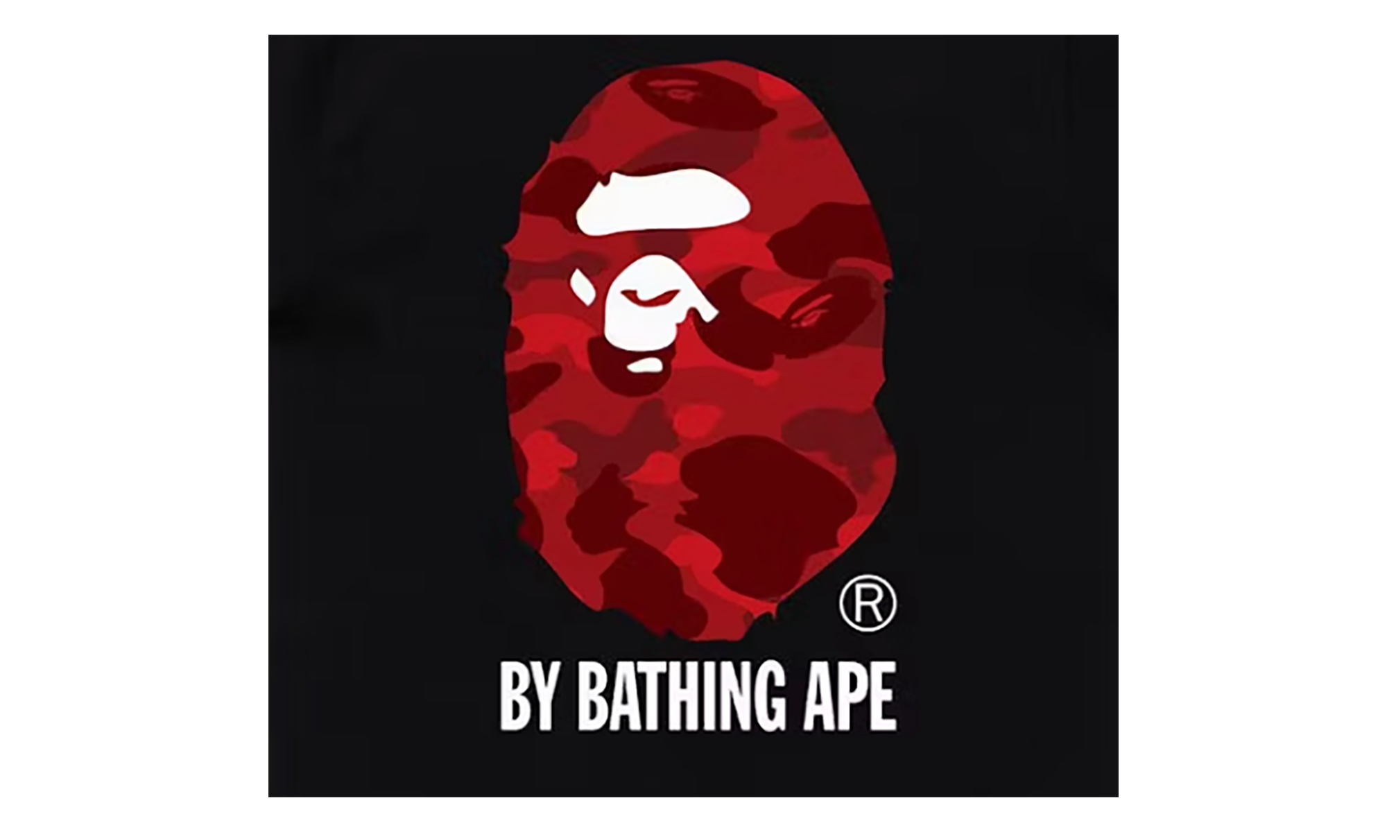 BAPE Color Camo By Bathing Ape Tee FW22 - Black / Red 1K80 110 019 BLACK RED