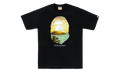 BAPE A Rising Bape Photo Tee Black 1K30 110 048 BLACK