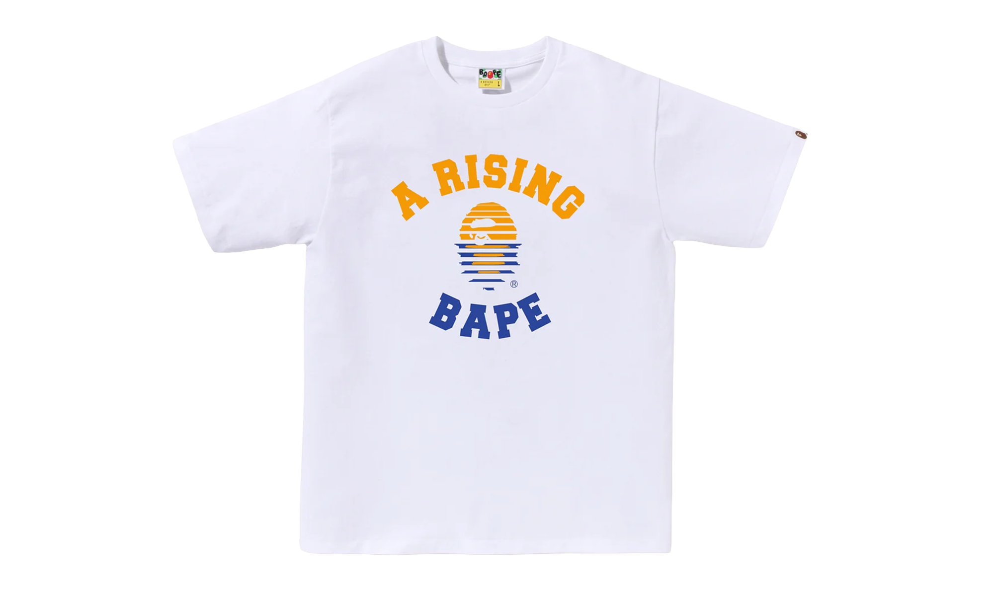 BAPE A Rising Bape Tee White 1K30 110 047 WHITE