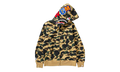 BAPE 1st Camo Windstopper Shark Full Zip Hoodie Yellow B1CSFZHSY