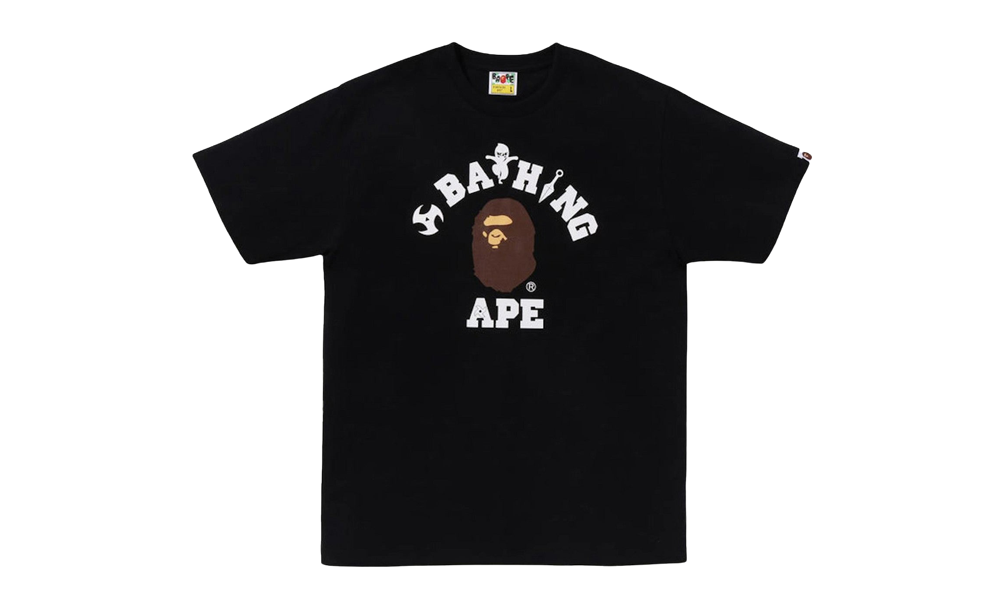 BAPE Ninja College Tee Mens Style : Bape-nct BLACK BAPE NCT BLACK