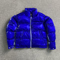 Trapstar Irongate T Shiny Puffer Jacket - Blue Ironleague