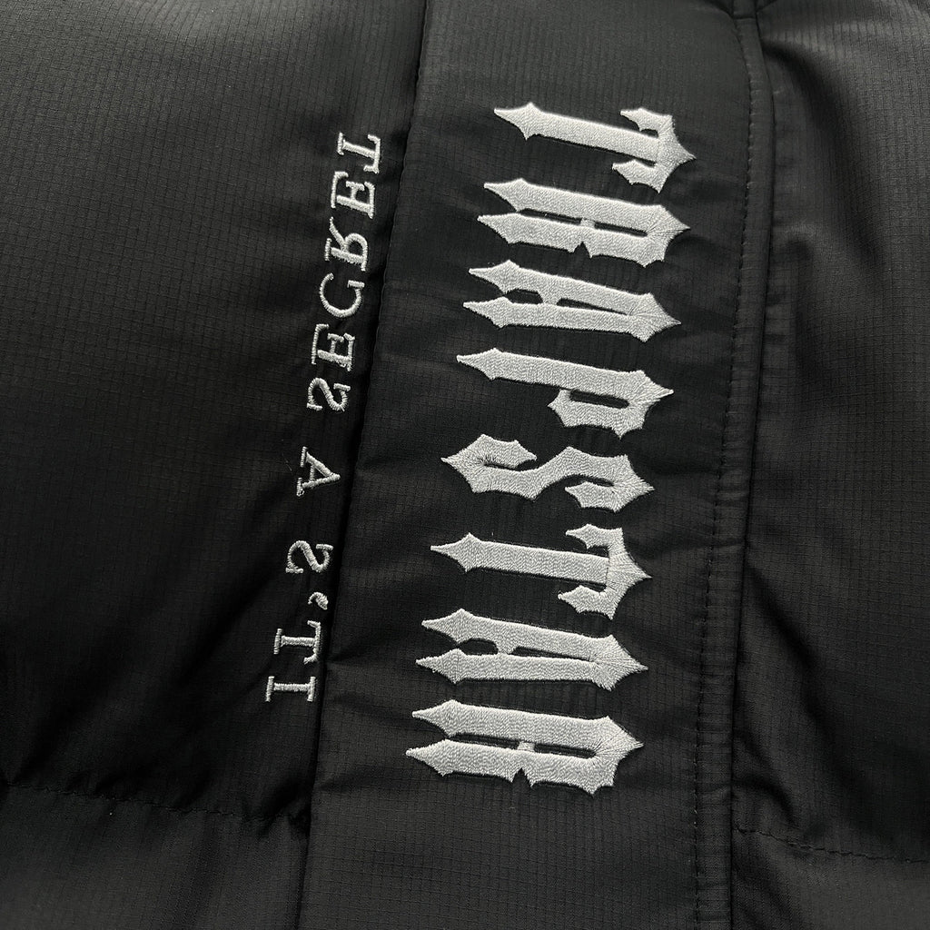 Trapstar Decoded 2025 Hooded Puffer - Black Gradient Ironleague
