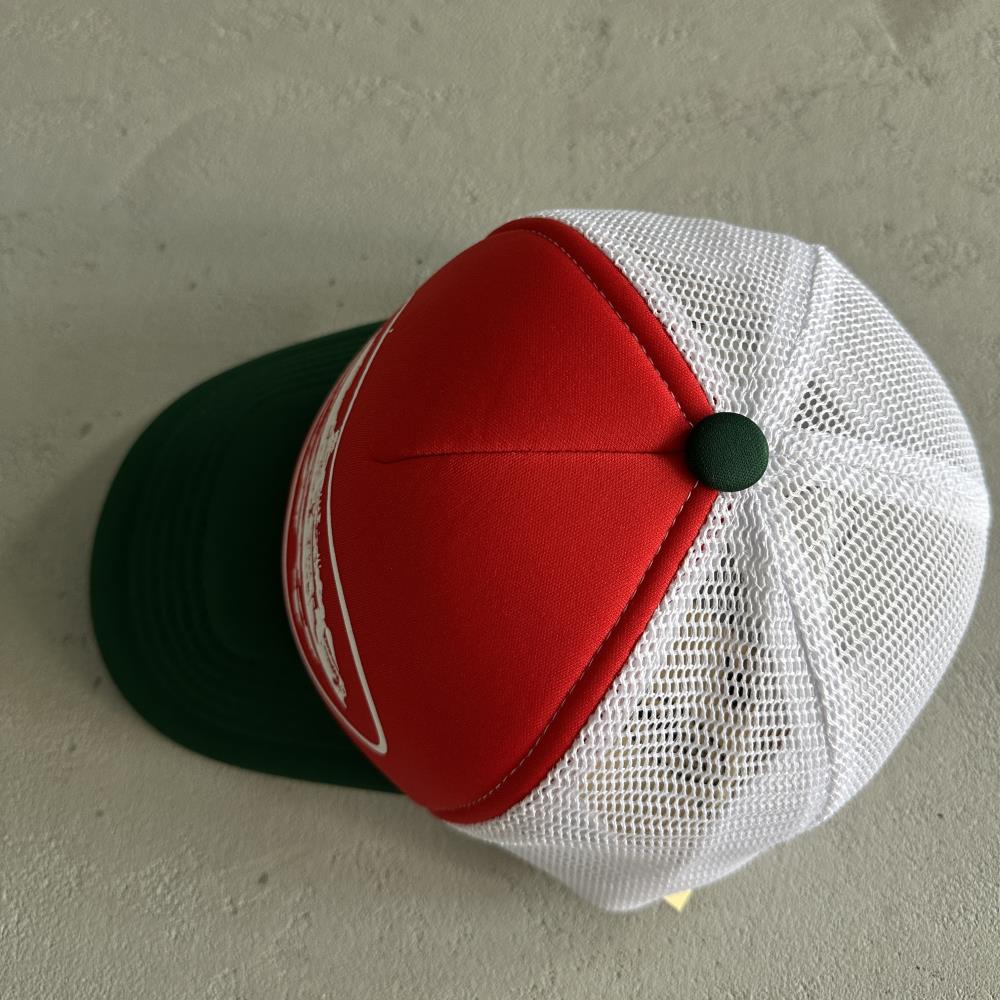 Corteiz Trucker Cap - Green/Red/White Ironleague