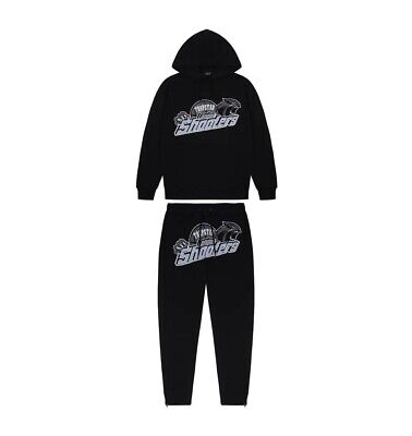Trapstar Shooter Tracksuit - Black/Grey Ironleague