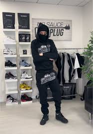 Trapstar Shooter Tracksuit - Black/Grey Ironleague