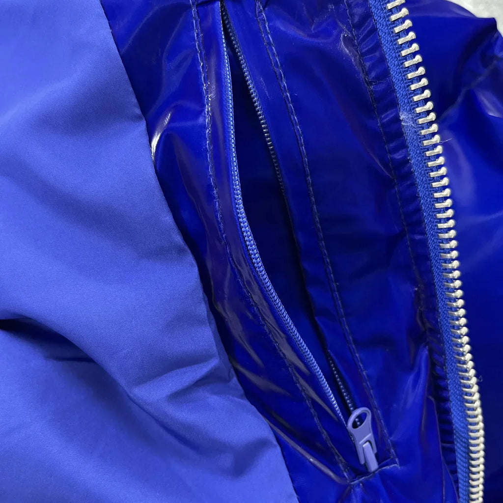 Trapstar Irongate T Shiny Puffer Jacket - Blue Ironleague