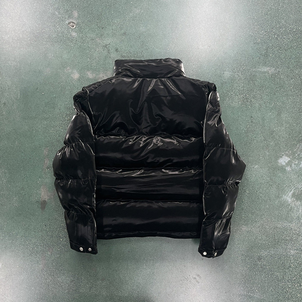 Trapstar Irongate T Shiny Puffer Jacket - Black Ironleague