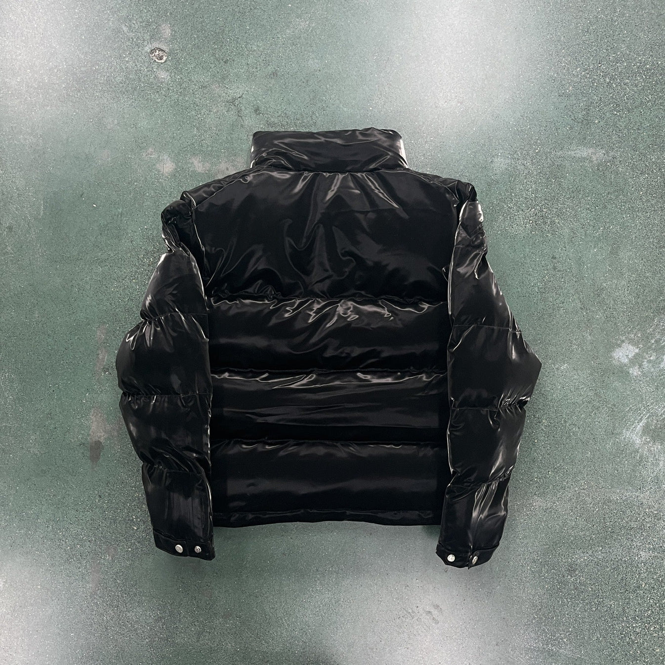 Trapstar Irongate T Shiny Puffer Jacket - Black Ironleague
