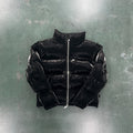 Trapstar Irongate T Shiny Puffer Jacket - Black Ironleague