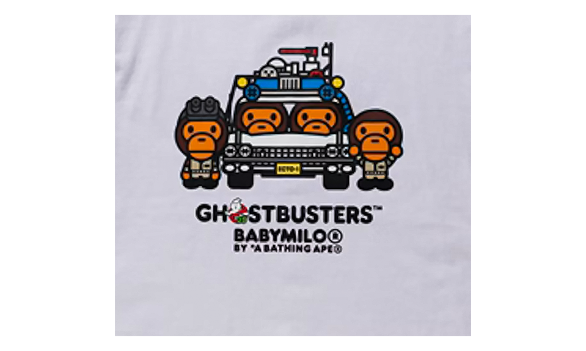 BAPE Ghostbusters Baby Milo Tee #4 White BAPE019