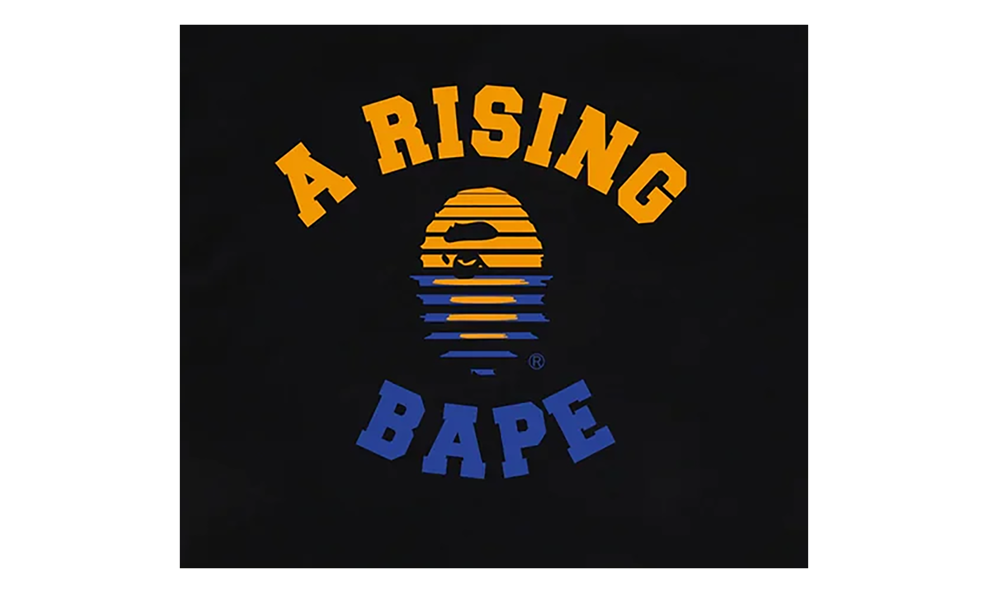 BAPE A Rising Bape Tee Black 1K30 110 047 BLACK