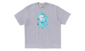 BAPE Vacation Pattern Ape Head Relaxed Fit Tee Grey 1L30 110 335 GREY