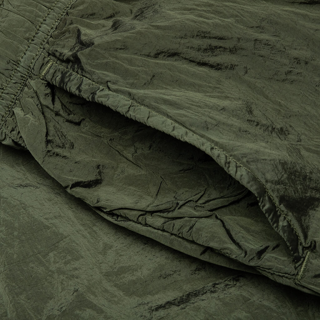 Stone Island Econyl Regenerated Nylon Swim Trunks - Olive Green