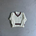 Corteiz V-Neck Sweater - White Ironleague