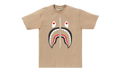 BAPE Colors College Tee Beige BAPE TEE 88855 BGE K7L