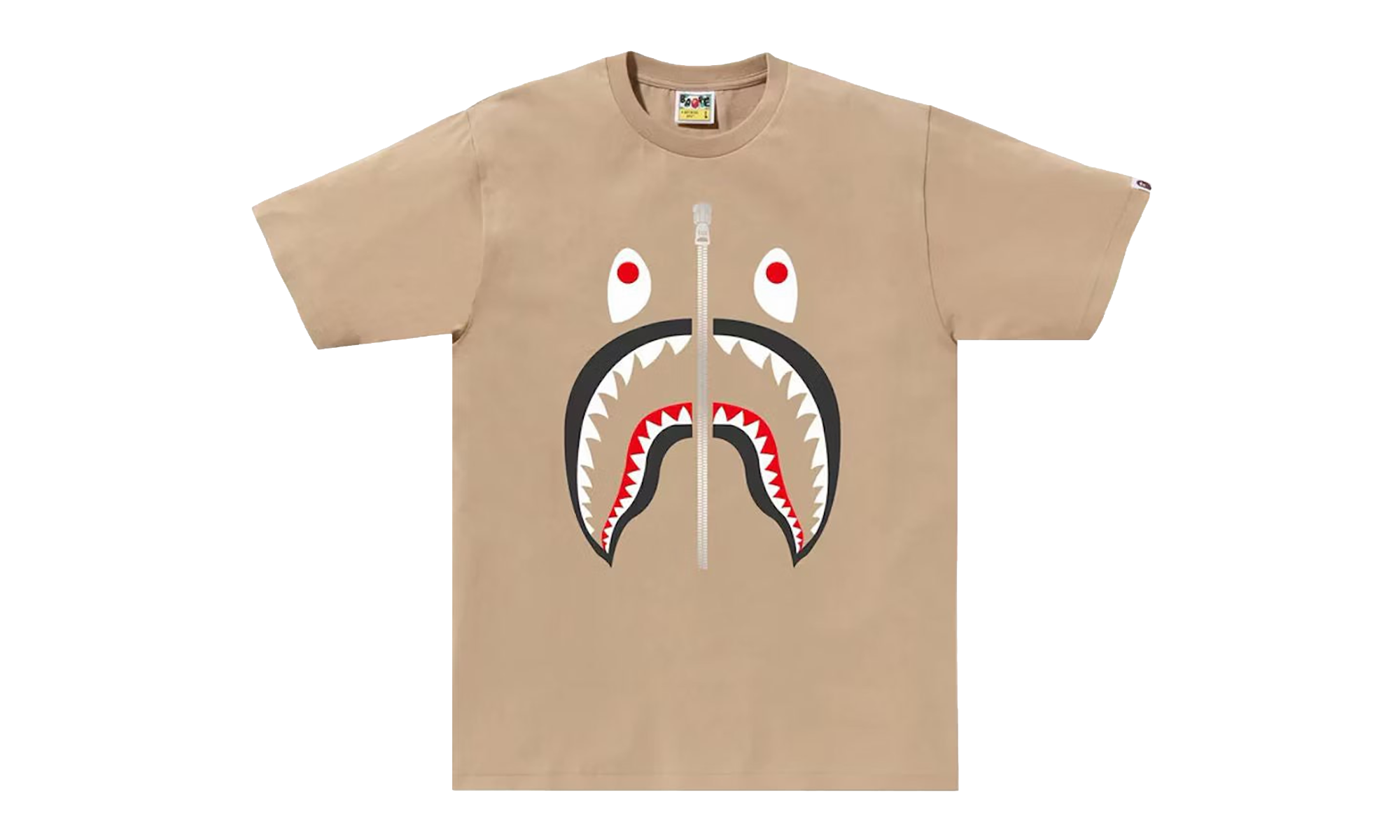 BAPE Colors College Tee Beige BAPE TEE 88855 BGE K7L