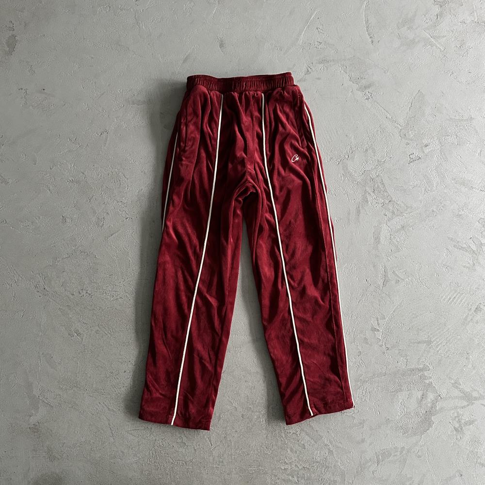 Corteiz Velour Set - Red Ironleague