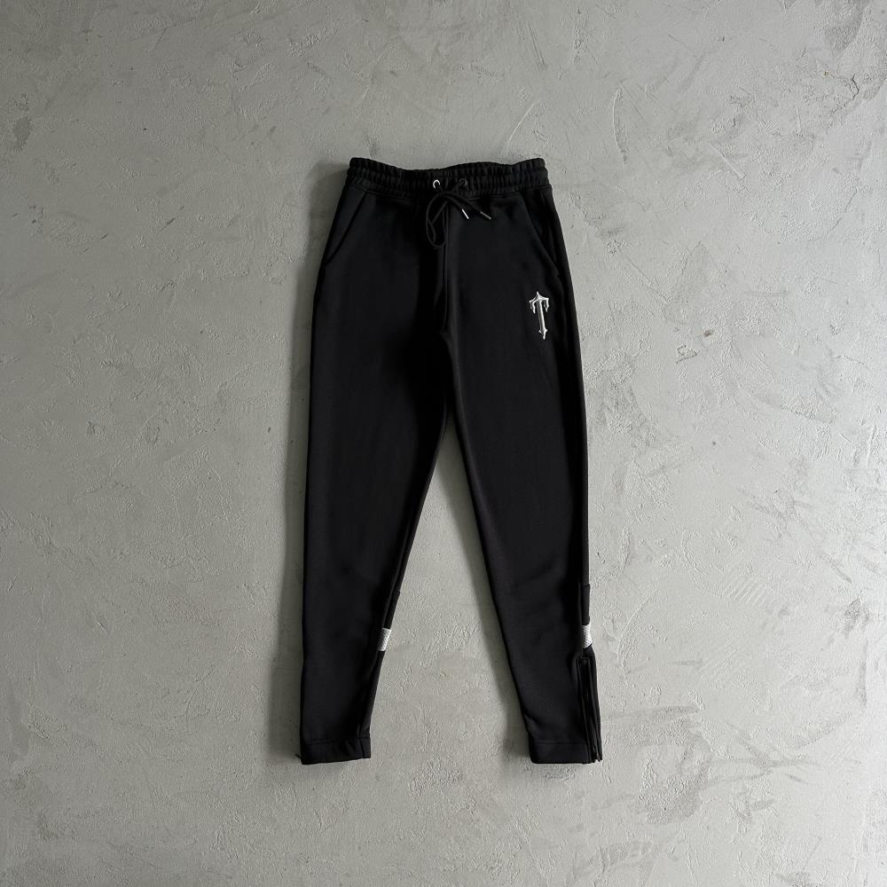 Trapstar V Stripe Tracksuit - Black/Grey Ironleague