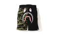 BAPE Shark Sweat Shorts SS21 - Black / Camo 7A6E5A7F