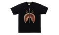 BAPE Color Camo Shark tee Black / Red 1K30 310 066 BKXRD