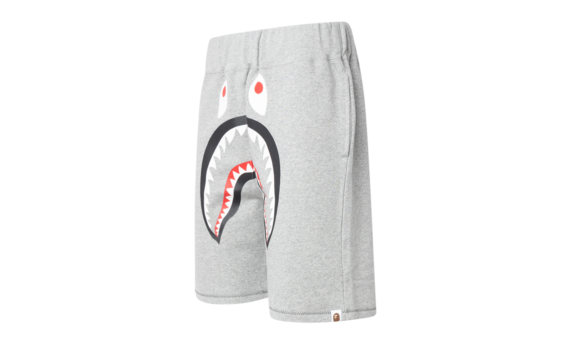 BAPE Shark Sweat Shorts Grey 0ZXSPM153001DGYX