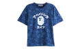 BAPE Japanese Art Camo College Tee Indigo 1M30109305 ING