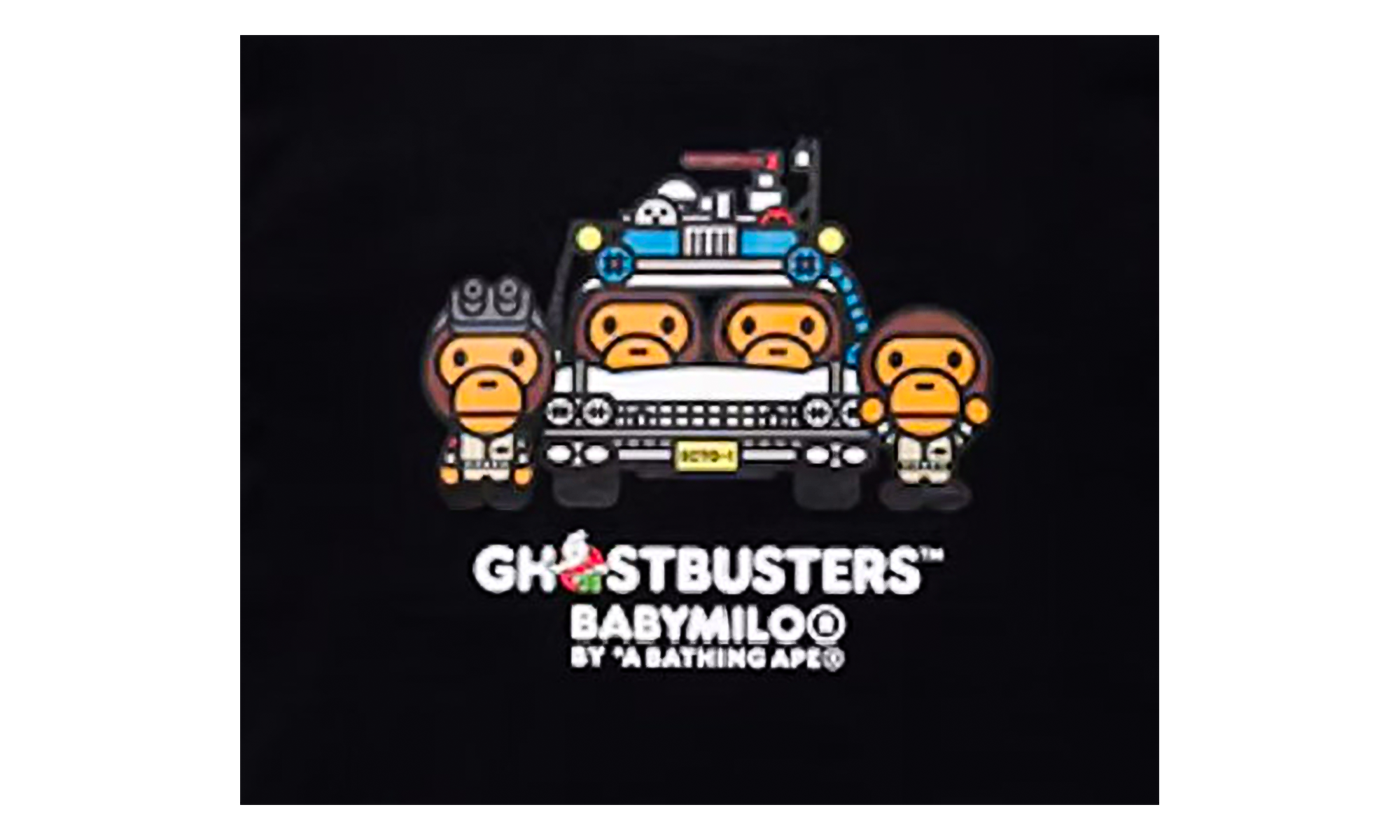 BAPE Ghostbusters Baby Milo Tee #4 Black BAPE034