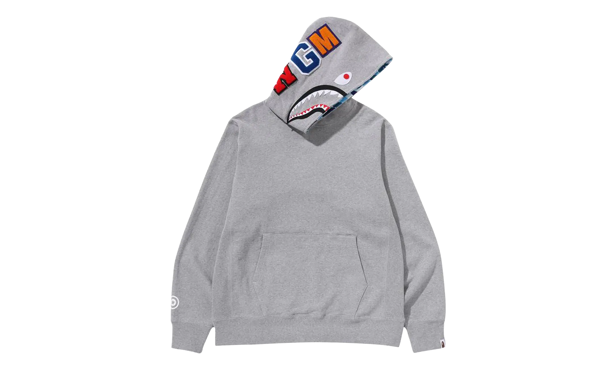 BAPE ABC Camo Shark Pullover Hoodie Grey 1L30 114 009 GREY on hold
