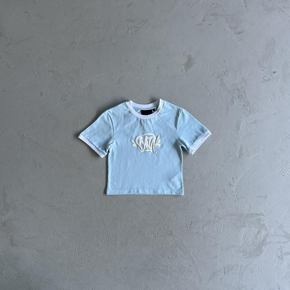 Women's Syna T-Shirt & Shorts Set - Baby Blue Ironleague