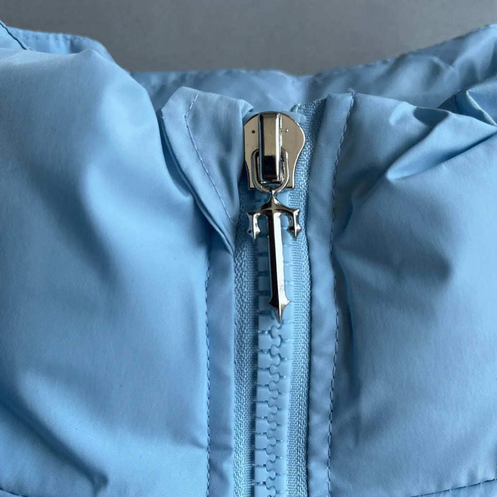 Trapstar Women's Irongate Detachable Hooded Puffer - Baby Blue Ironleague