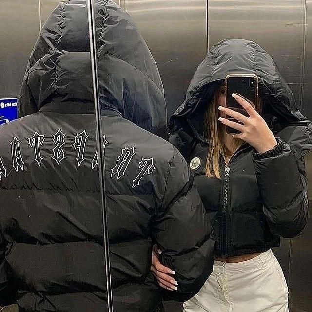 Trapstar Women's Detachable Hooded Puffer - Black Ironleague
