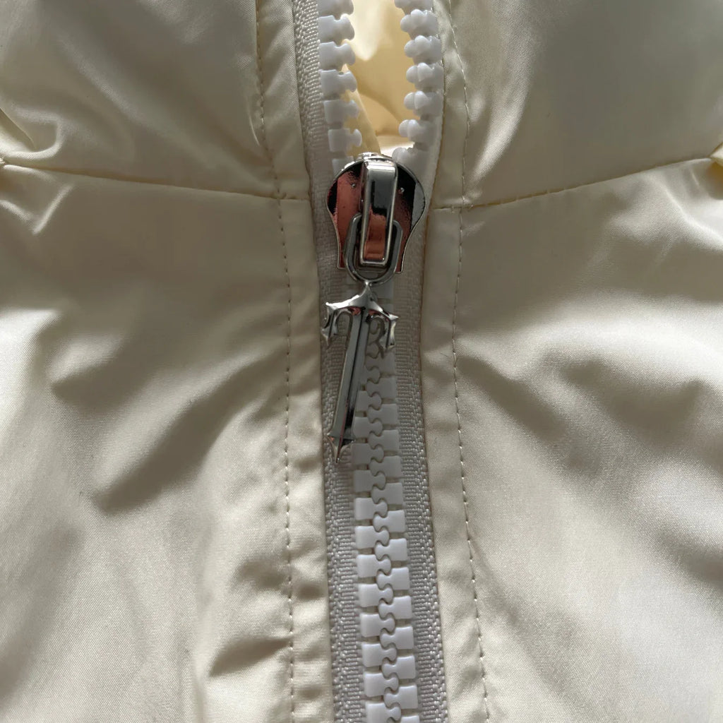 Trapstar Women's Irongate Detachable Hooded Puffer - Cream Ironleague