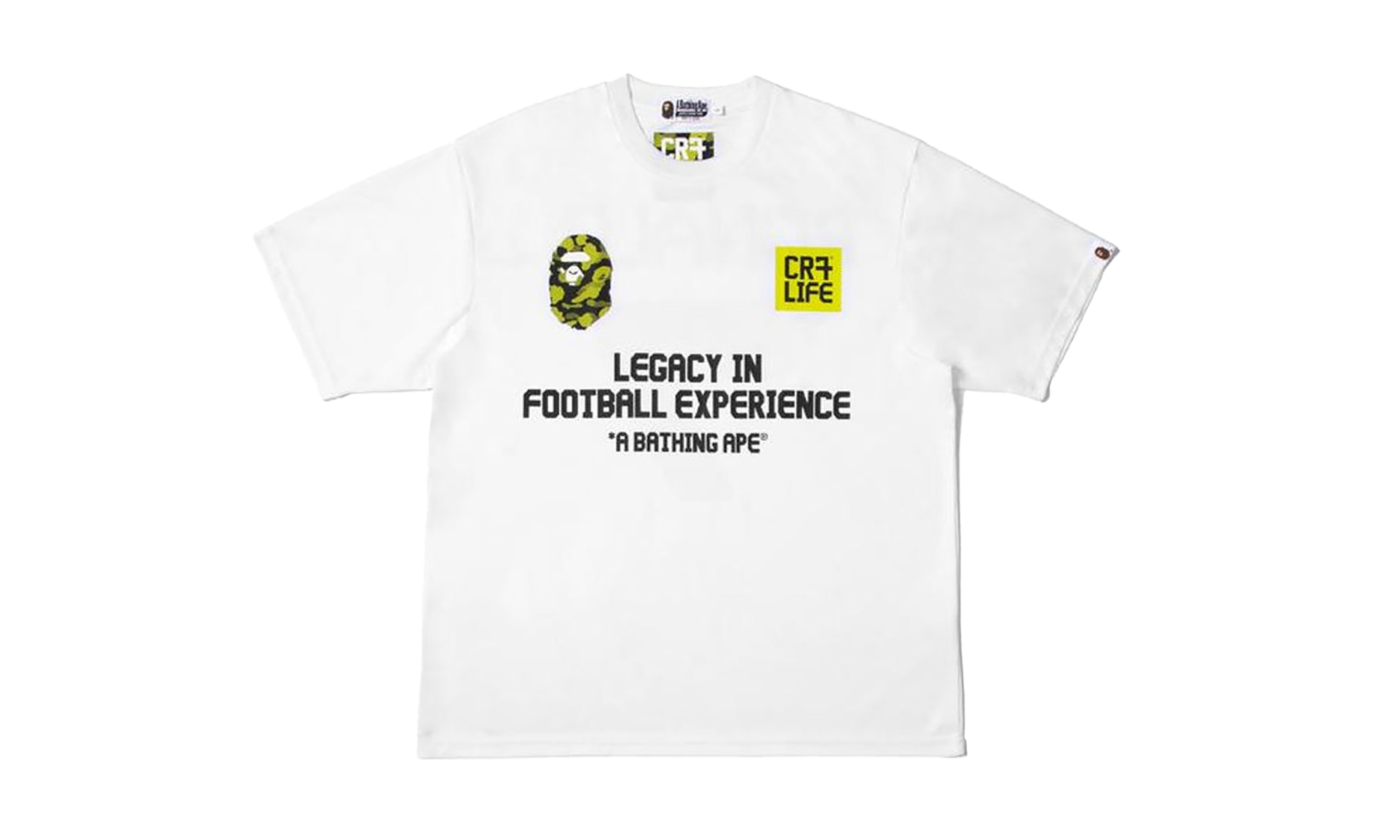 BAPE CR7Life Ronaldo 7 T-shirt White 1L73109972