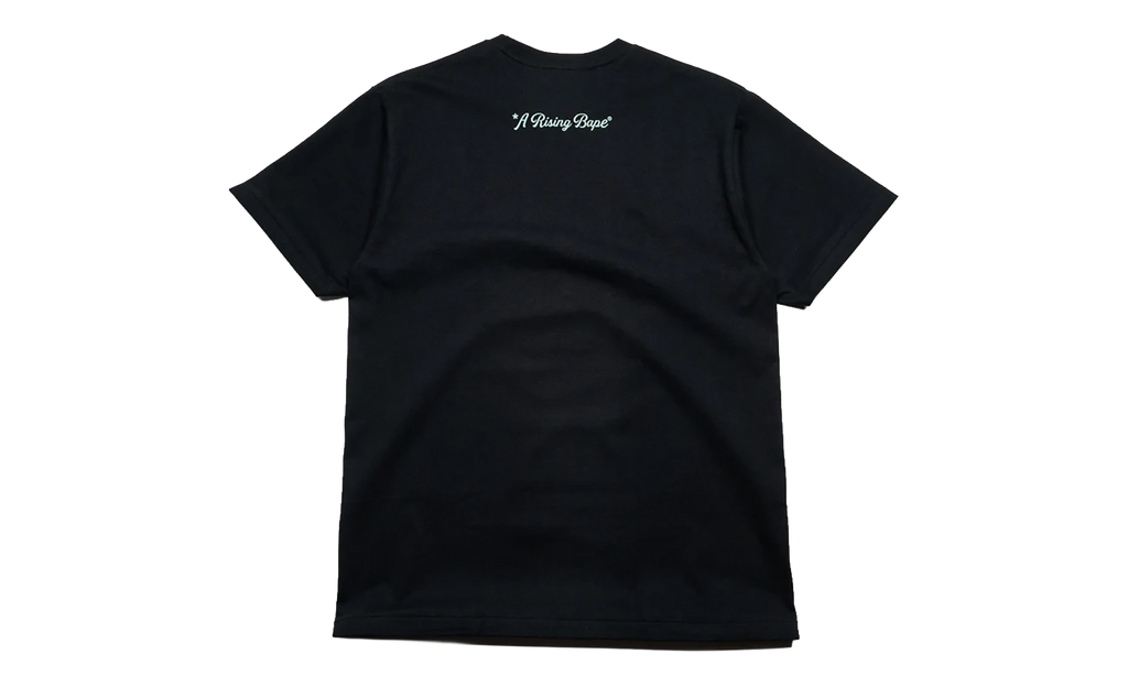 BAPE A Rising Bape Photo Tee Black 1K30 110 048 BLACK
