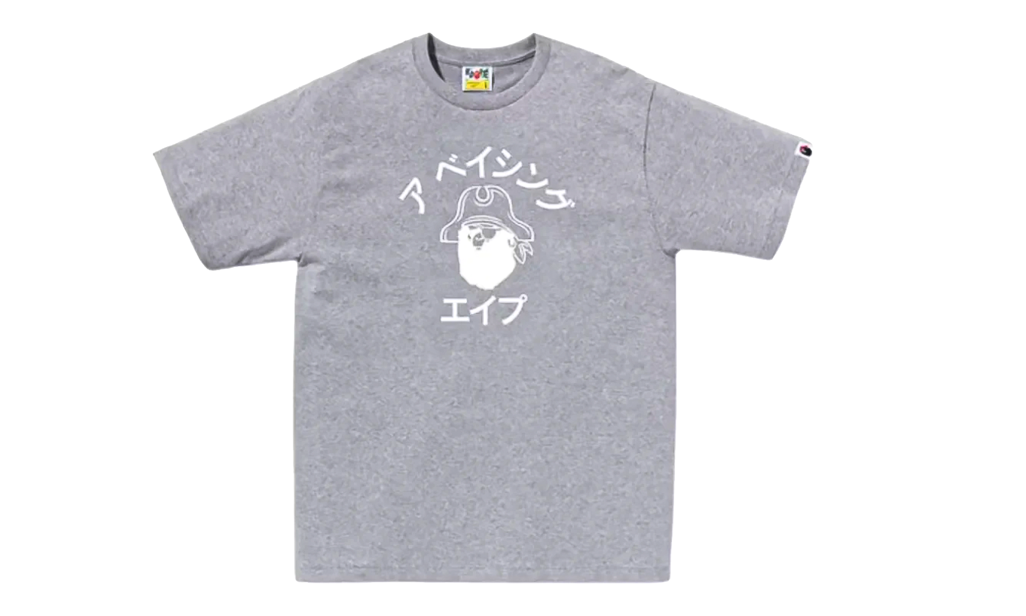 BAPE Katakana Pirate College Tee Grey 4K20 110 007 GREY