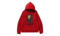 BAPE By Bathing Ape Relaxed Pullover Hoodie Red 0ZXSWM1140X1I RED