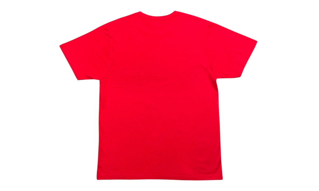 BAPE Jurassic World Raptor College Logo Short Sleeve T-Shirt Red Multi BJWRCSSTSR